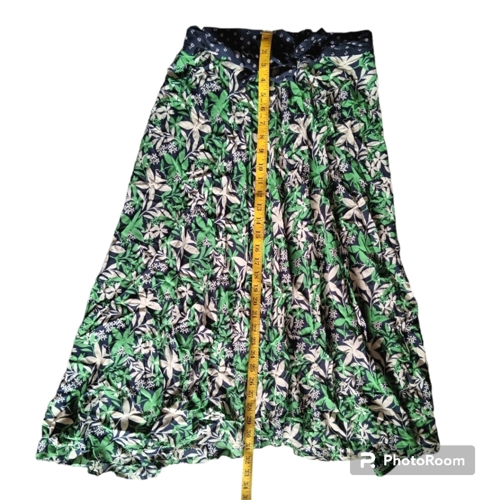 🦚Anthropologie Velvet By Graham & Spencer Susannah Wrap Midi Skirt. Size S - Picture 14 of 15